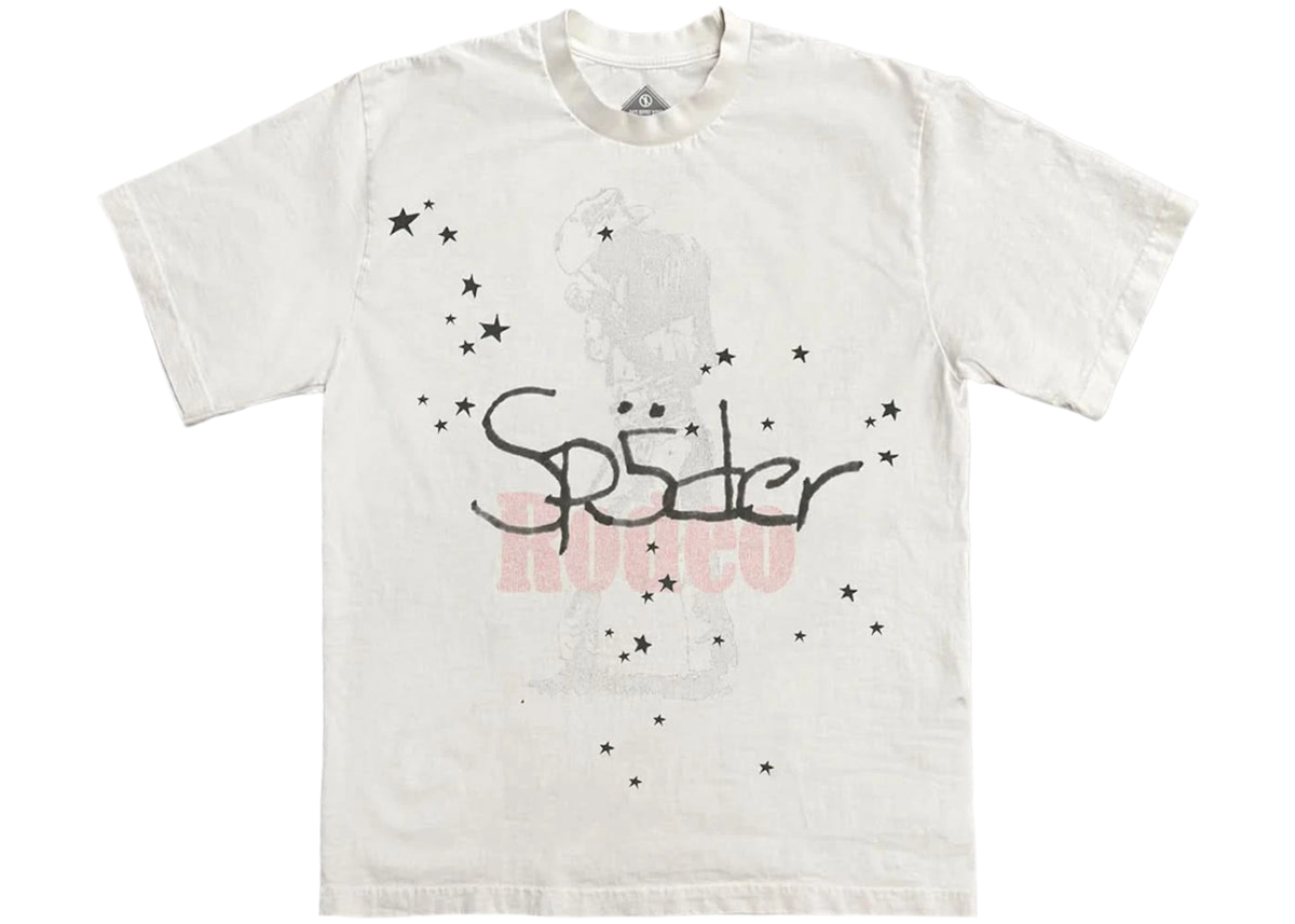 Travis Scott Sp5der Days Before Rodeo Tee White