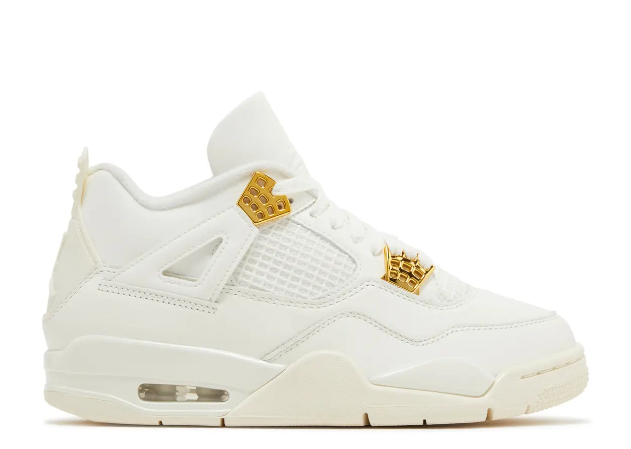 Air Jordan 4 (W) - Metallic Gold