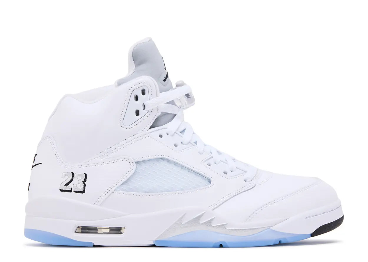 Air Jordan 5 - White Metallic